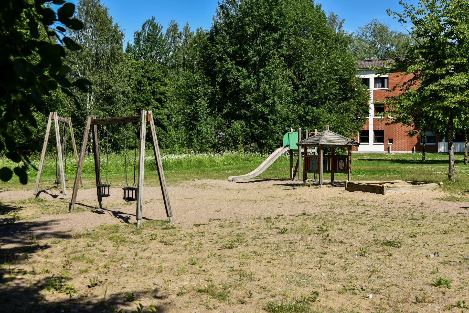 Leikkipuisto Lappeenrannan Pallossa